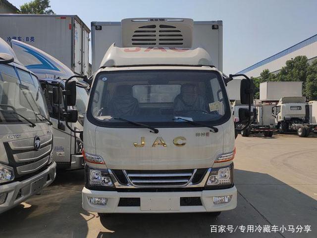 江淮帅铃E排半冷藏车，江淮帅铃E3.8米冷藏车，江淮帅铃3.8米排半冷藏车
