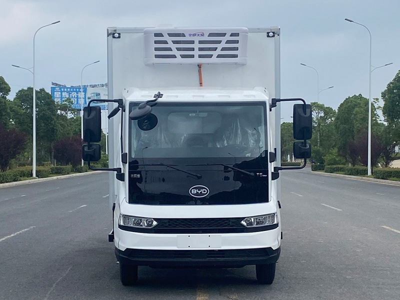 比亚迪T5DM增程式混动冷藏车，比亚迪T5DM混动冷藏车，比亚迪T5DM冷藏车，比亚迪T5DM油电混动冷藏车