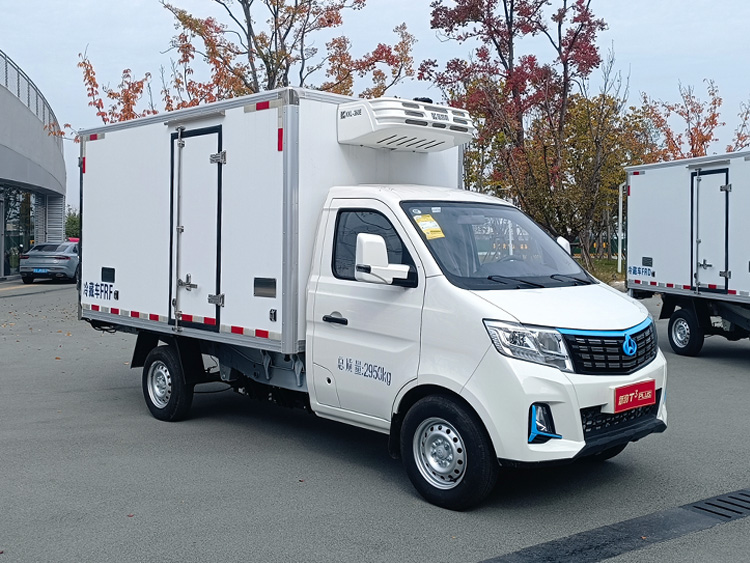 长安跨越新豹T3 EV冷藏车，长安新豹T3 PLUS EV冷藏车，长安跨越T3纯电动冷藏车，长安纯电动小型冷藏车